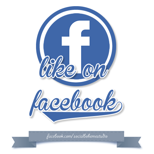 Like on facebook: social bohemestudio